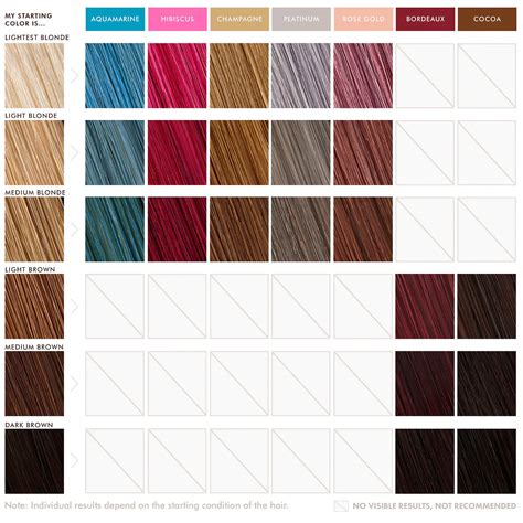 moroccanoil hair color chart